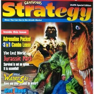 Sega Strategy Magazine Jurassic Park House Of The Dead Horror Retro Arcade Game